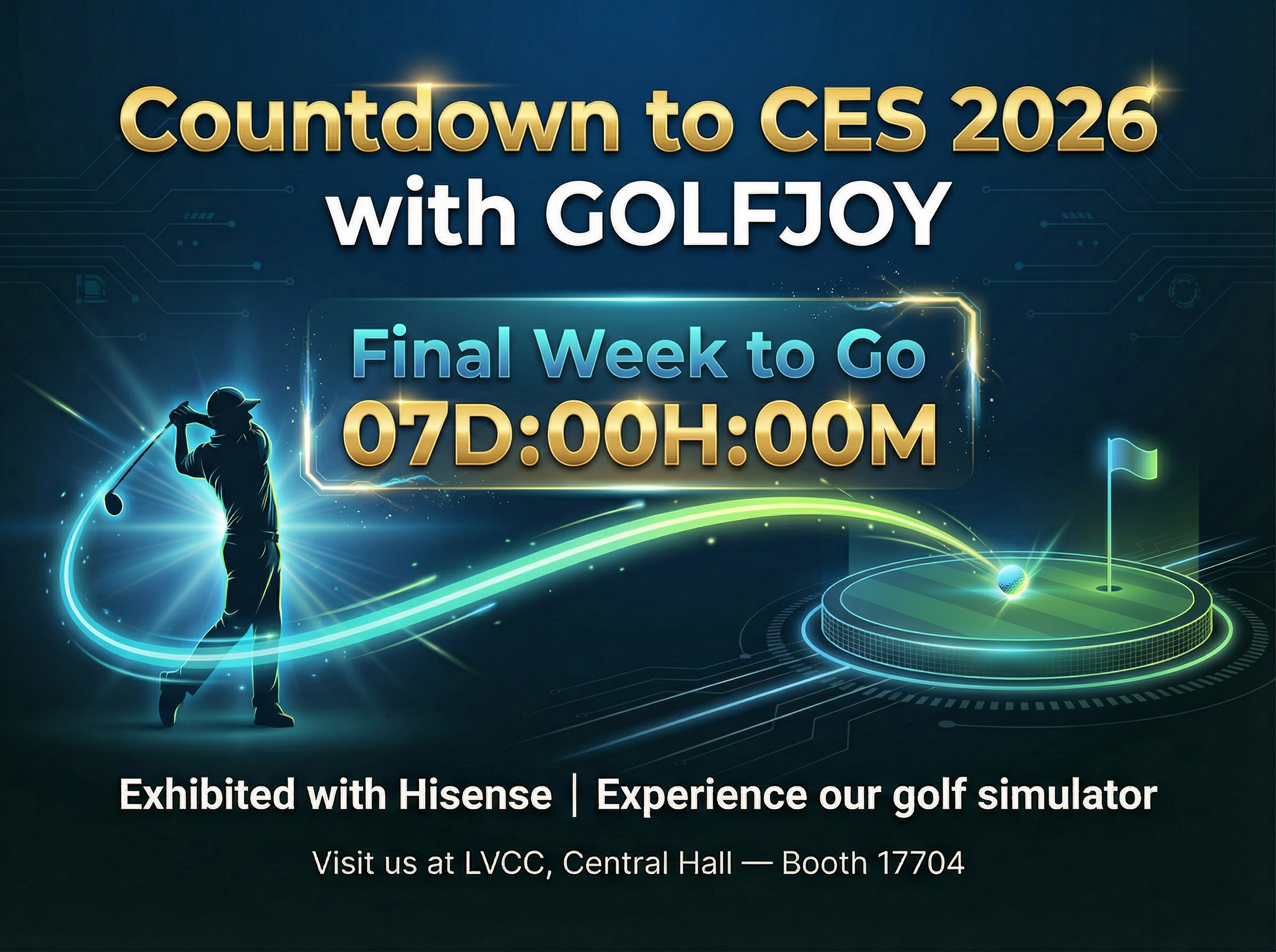 CES 2026 is Just Around the Corner!GOLFJOY Invites You to Join Us at Hisense’s Booth #17704
